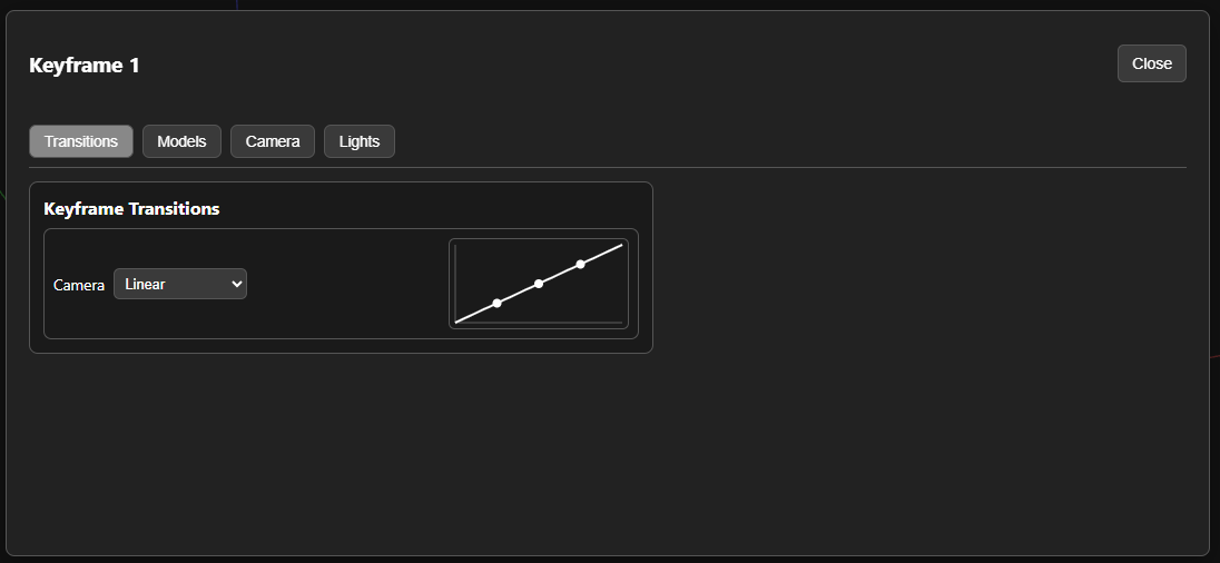 Keyframe transitions (placeholder)